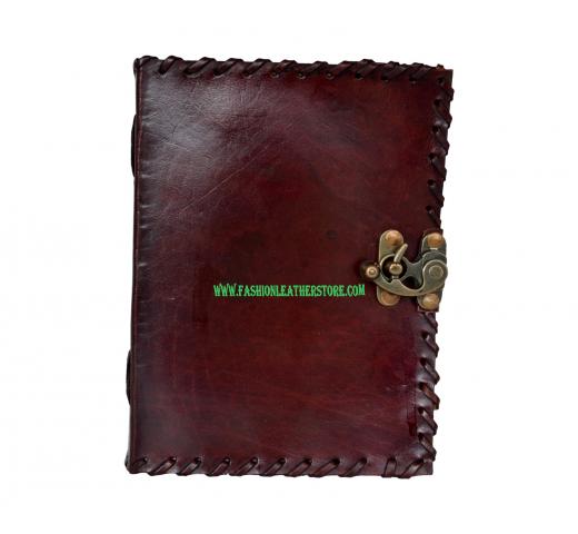 C- Lock Leather Journal